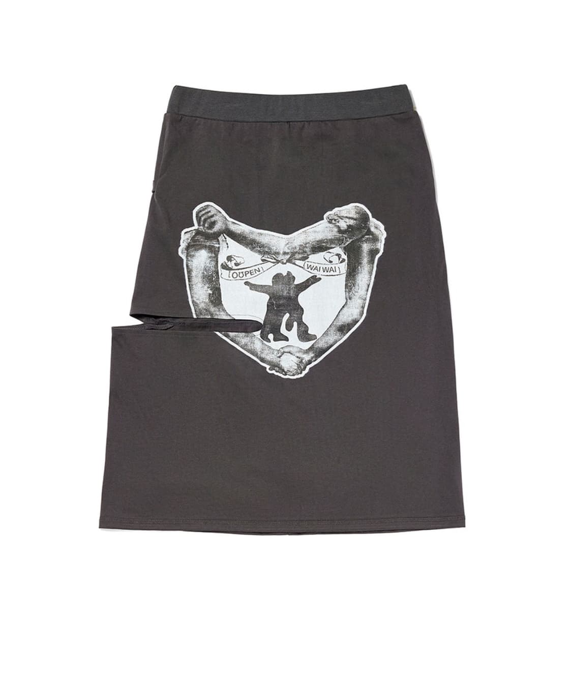 Open yy 오픈와이와이 YY HUG&HEART CUTOUT SKIRT 상품이미지1