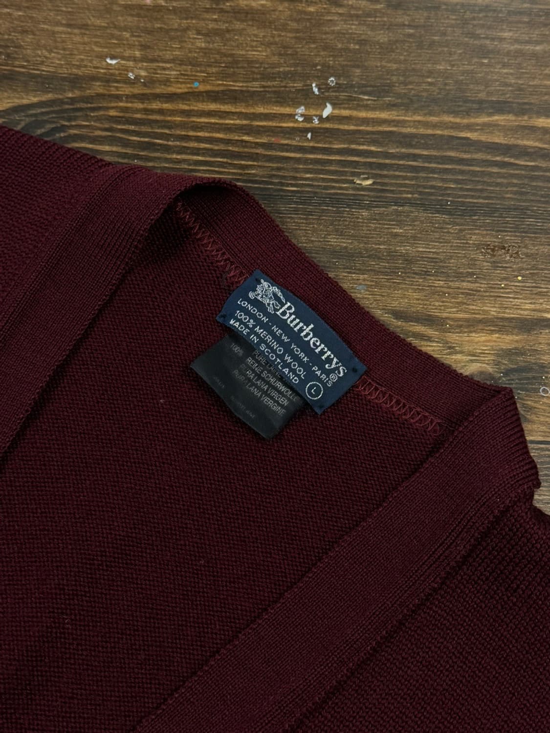 버버리 스코티쉬 가디건 105 상품이미지7