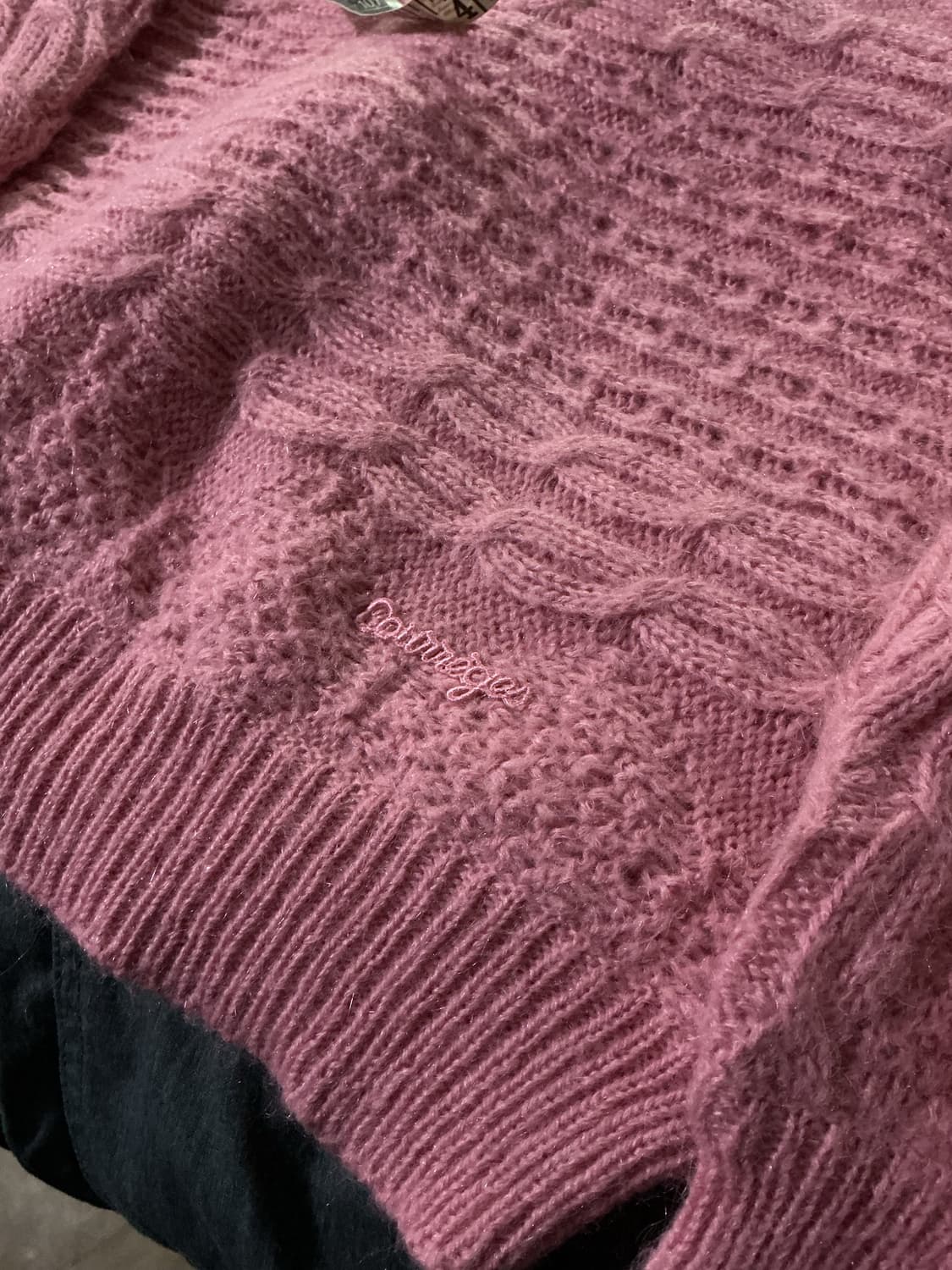 Vintage Courreges Cable Knit 상품이미지4