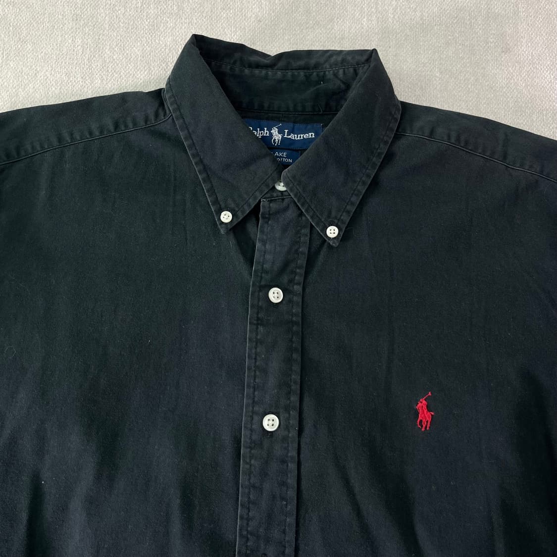 105 폴로 랄프로렌 코튼 블랙 셔츠 상품이미지2