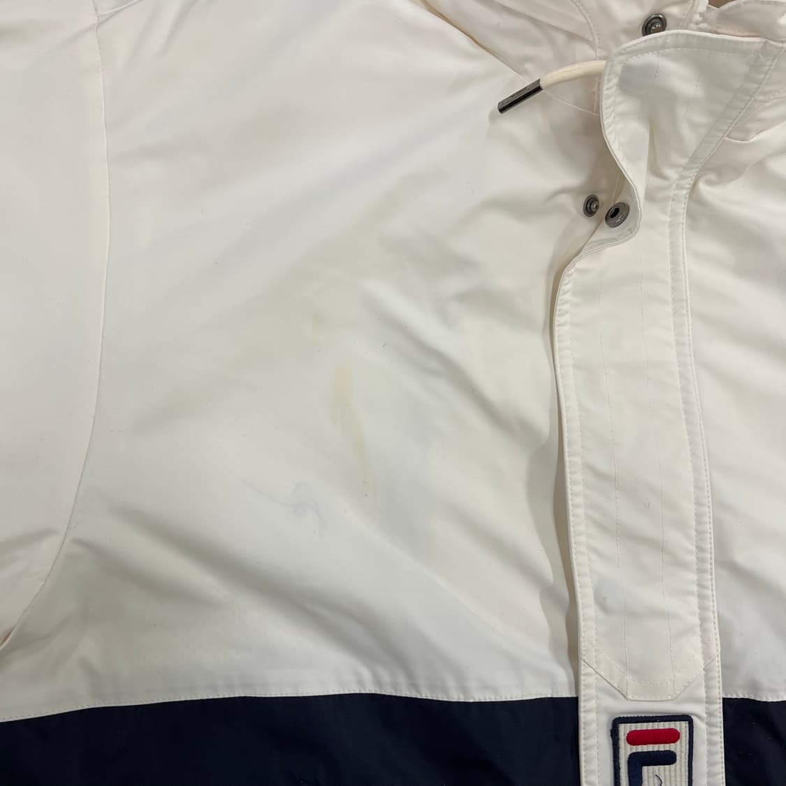 [XL] 휠라 배색 바람막이 윈트브레이커 집업 자켓 0112M1 상품이미지6