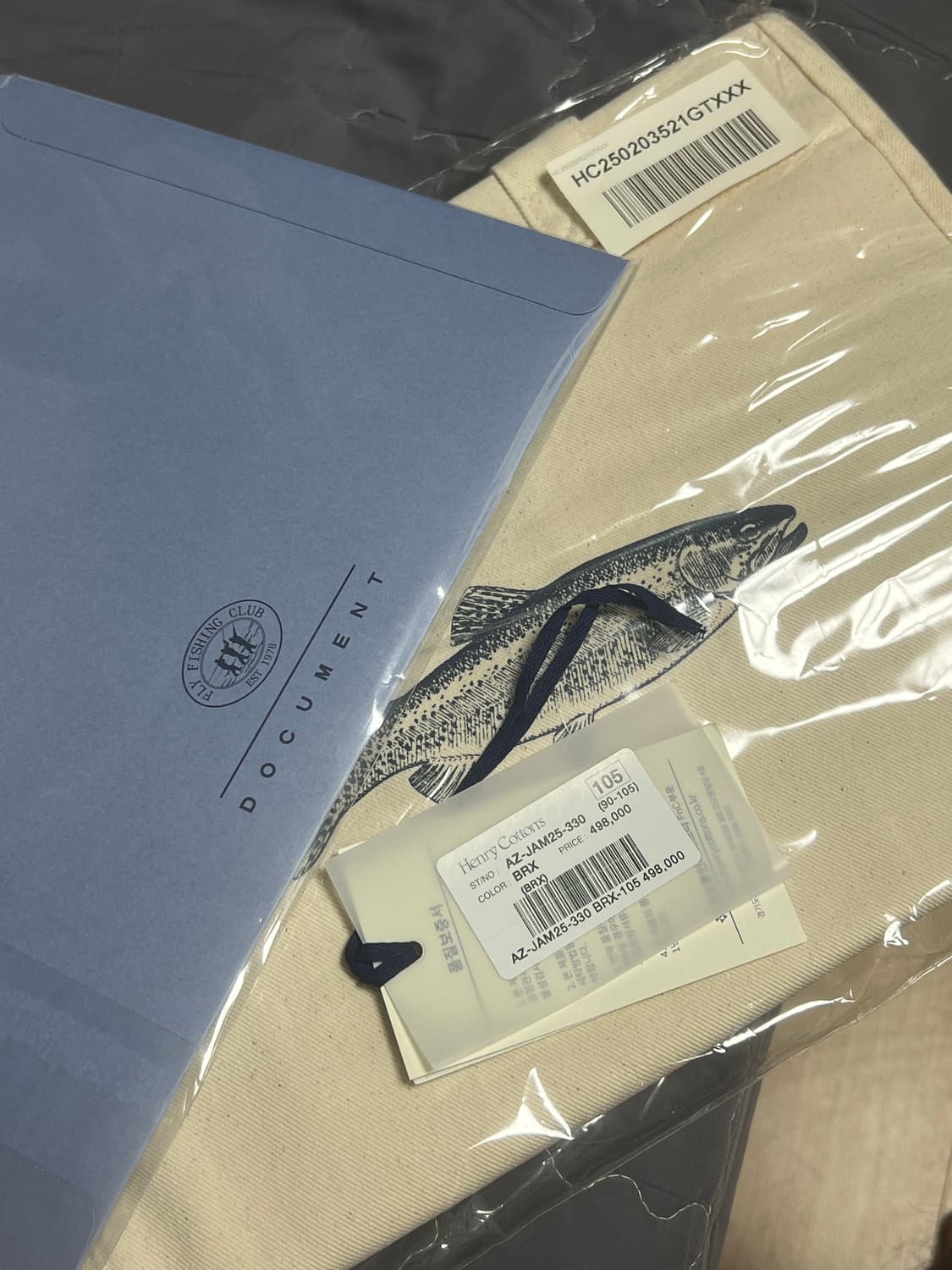 [105] 헨리코튼 FFC x 도큐먼트 왁스드 브리티시 코튼 피싱 자켓 상품이미지10