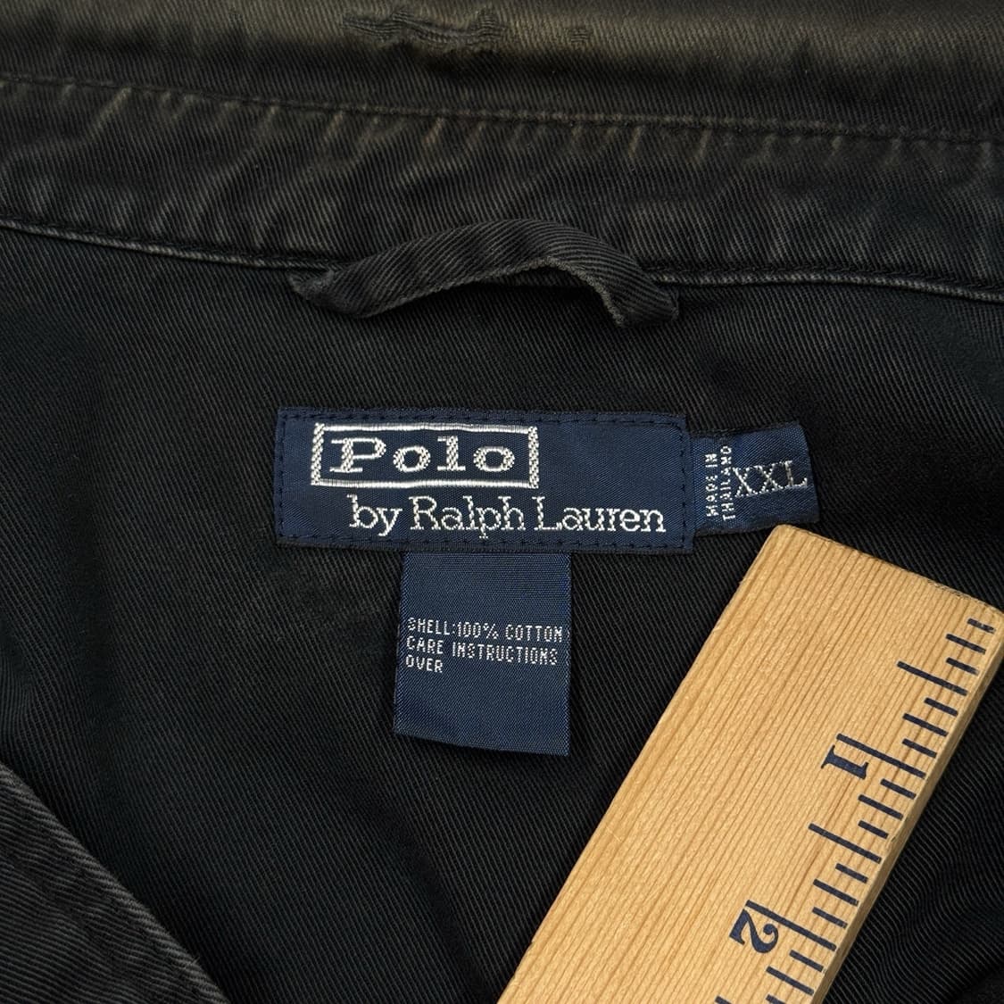 폴로 랄프 로렌 해링턴 풀 집 자켓 블랙 2XL 상품이미지5