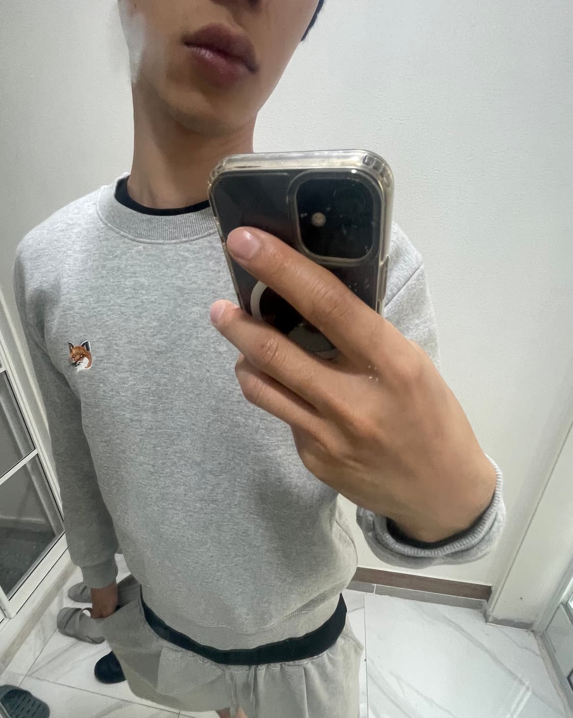 메종키츠네 맨투맨 상품이미지1