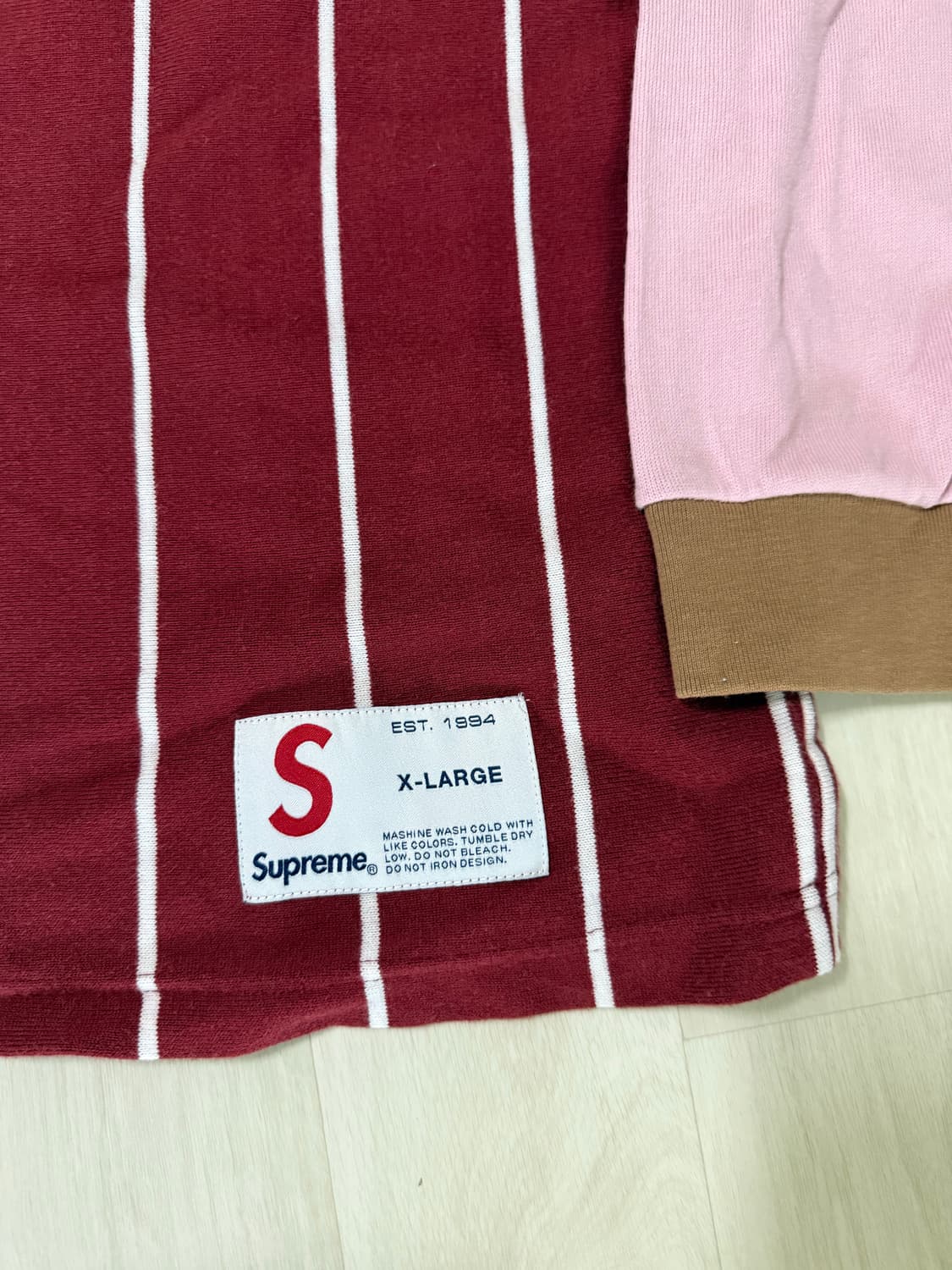 슈프림 스트라이프 롱슬리브 상품이미지4