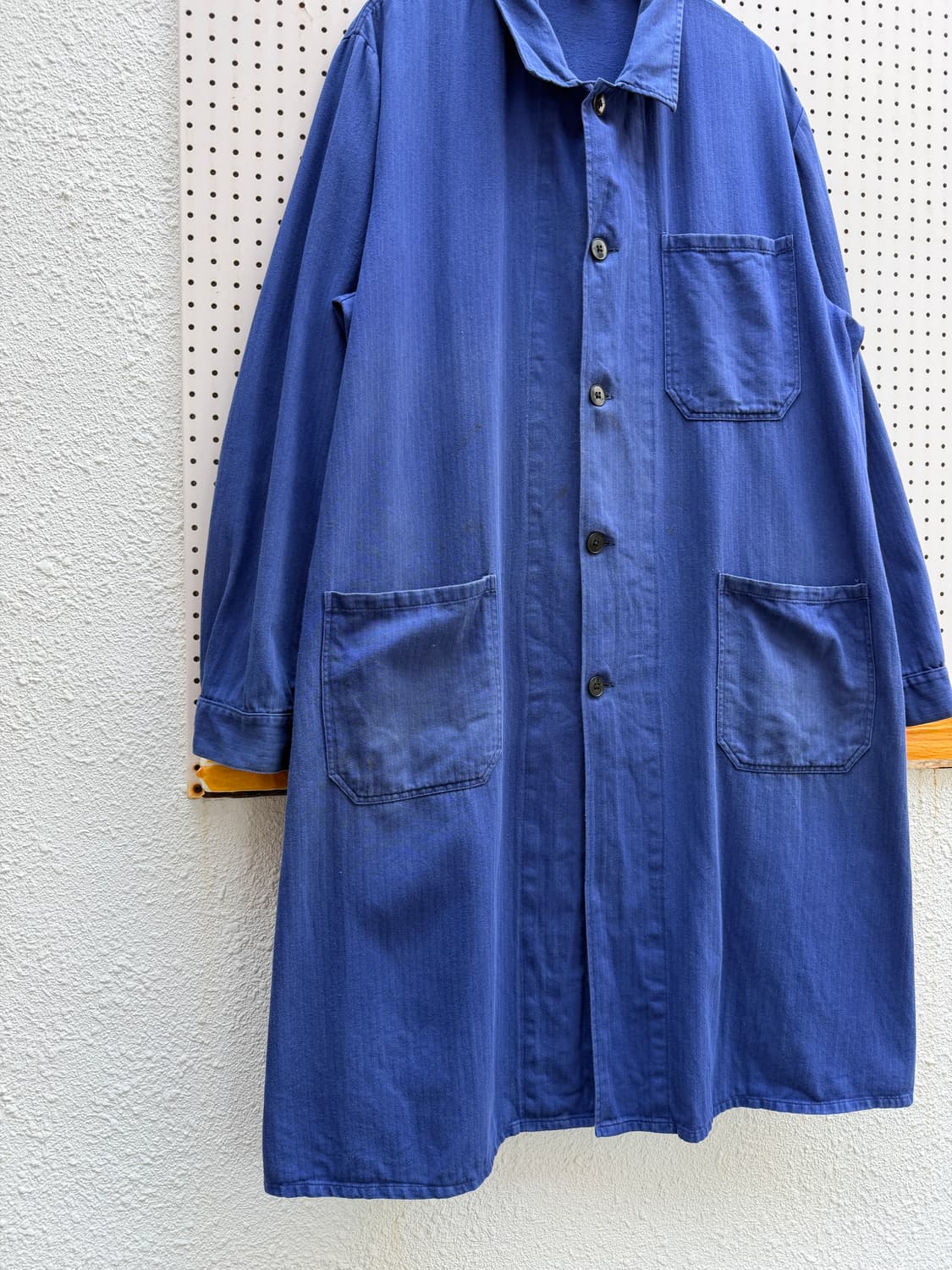 70s HBT OLD EURO ATELIER COAT 헤링본 프렌치샵코트 상품이미지4