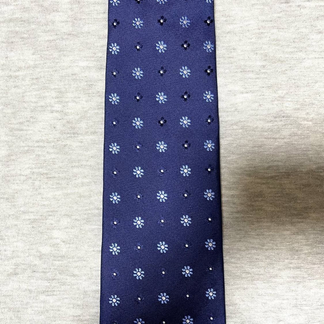 드레익스 런던 플라워 패턴 실크 넥타이 상품이미지2