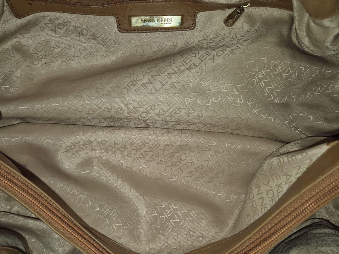ANNE KLEIN caramel leather Hobo Bag 상품이미지3