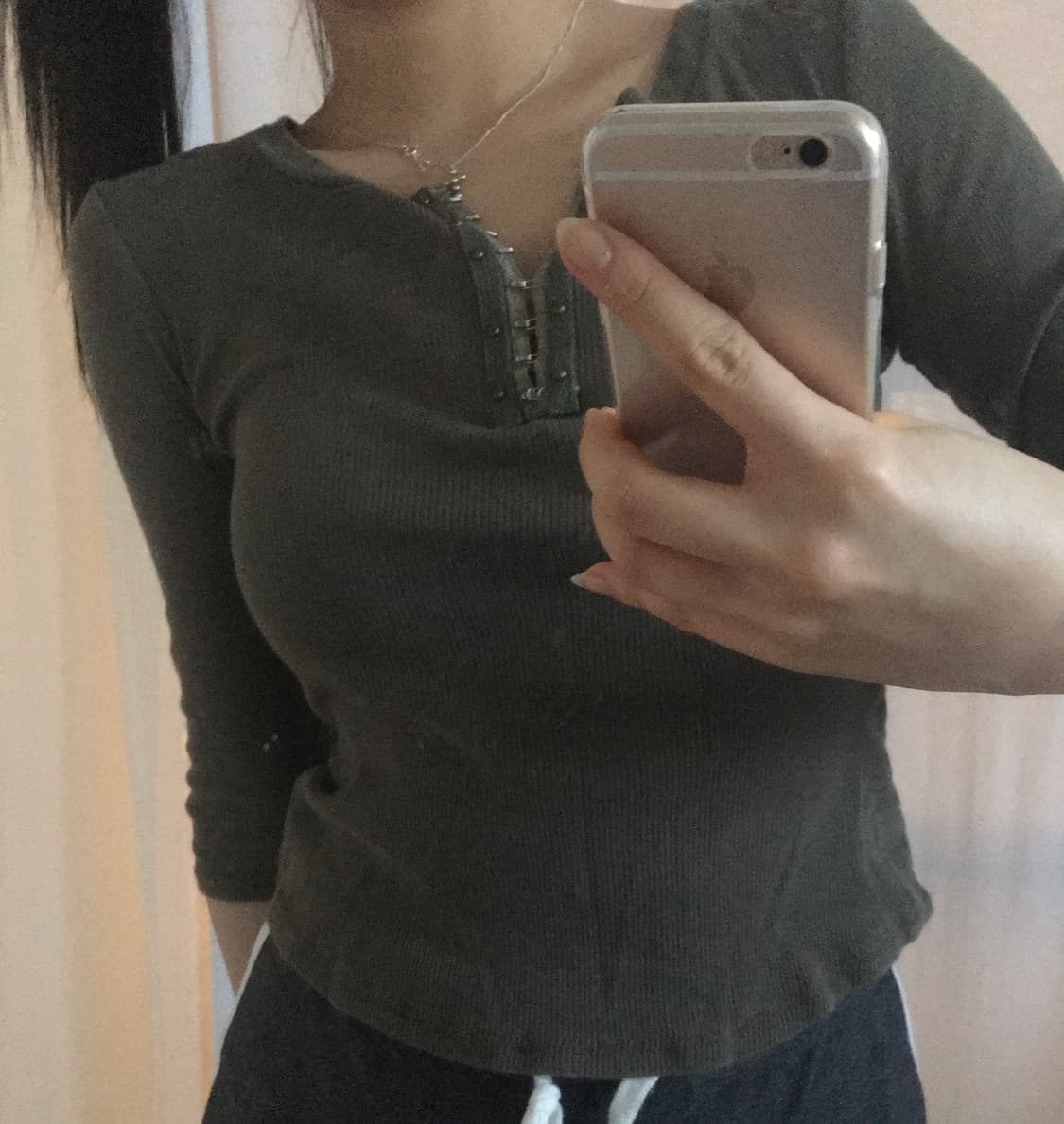 일본 빈티지 7부 반팔티  상품이미지2