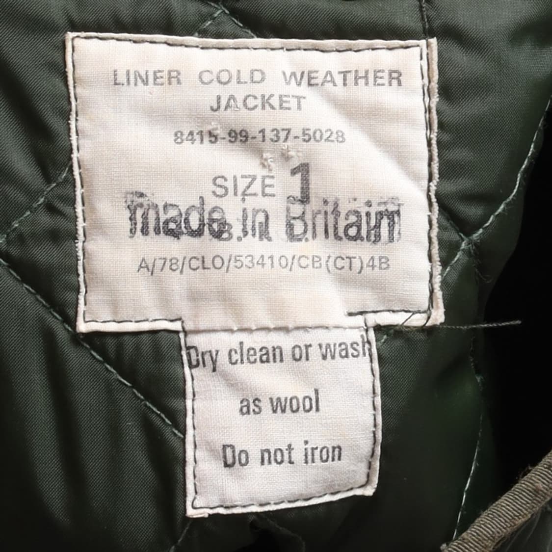 British Army Quilted Liner Jacket 상품이미지7