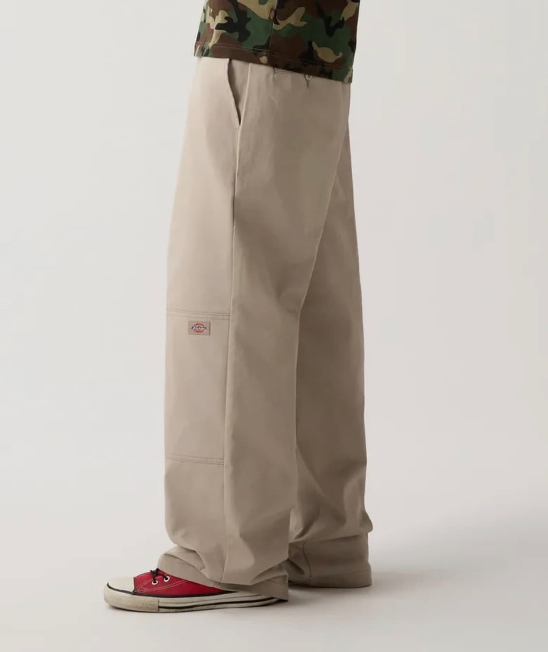 디키즈 더블니 85283 루즈핏 워크팬츠 Khaki Gray 28 상품이미지2