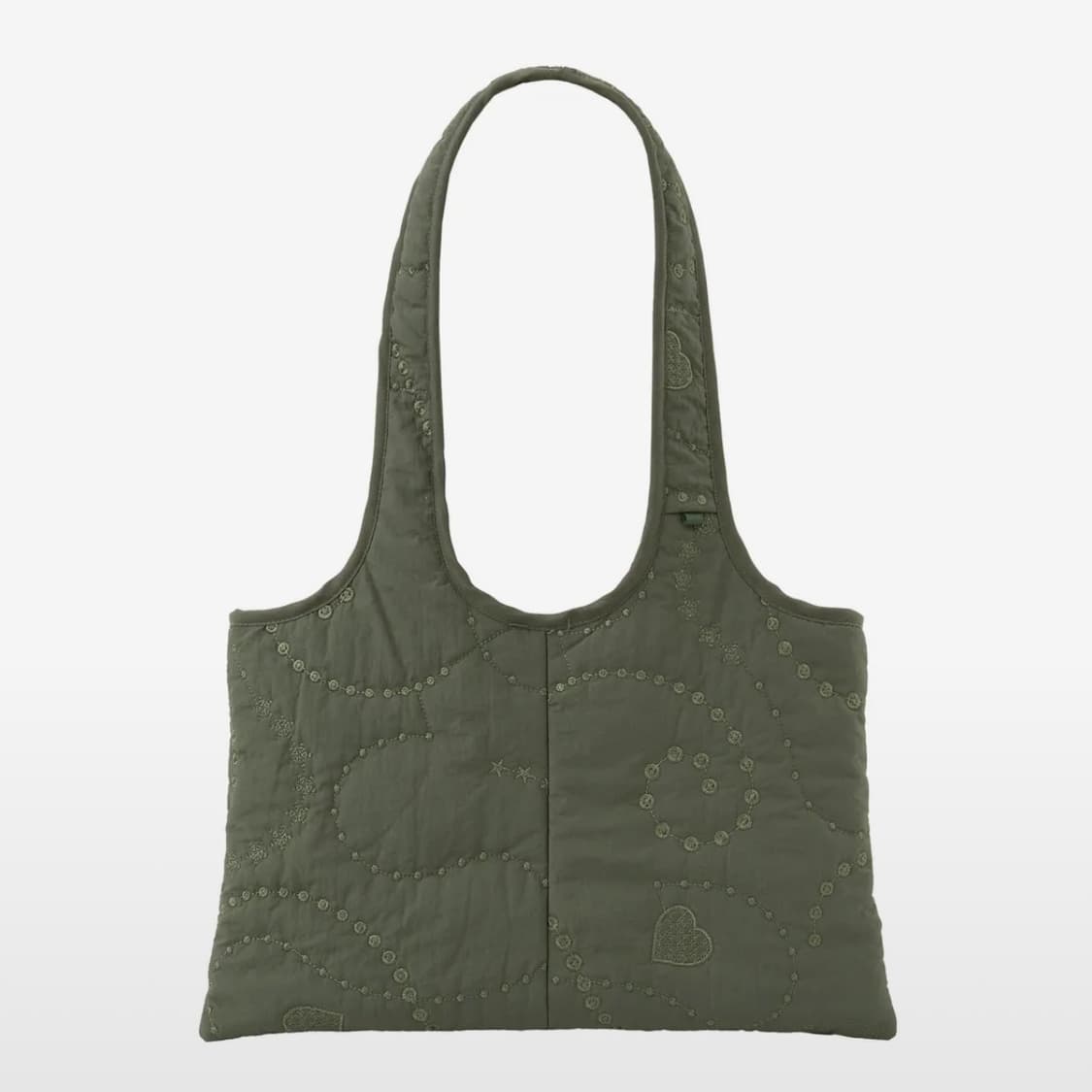 포에브 Broderie Padded Square Bag 카키 상품이미지2