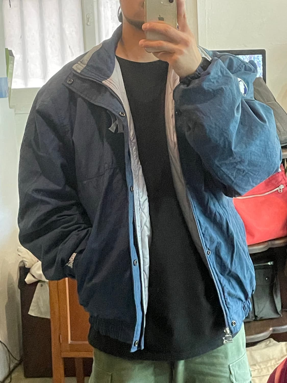 90년대 starter 스타터 뉴욕 양키스 누빔 점퍼 XL 상품이미지7