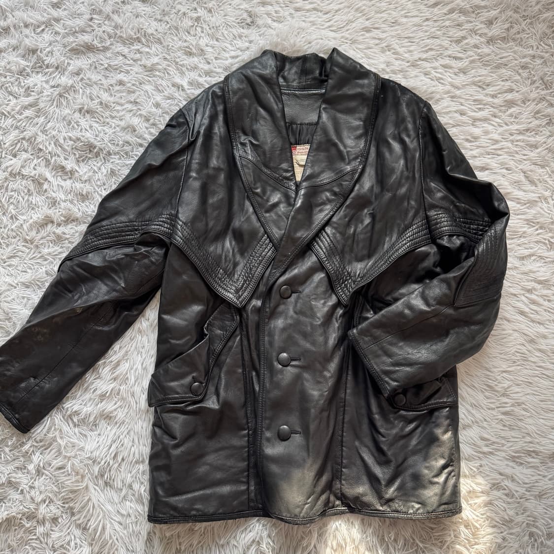 MIREILLE 일본빈티지 가죽 자켓 빈티지가죽자켓 xl 105 상품이미지2
