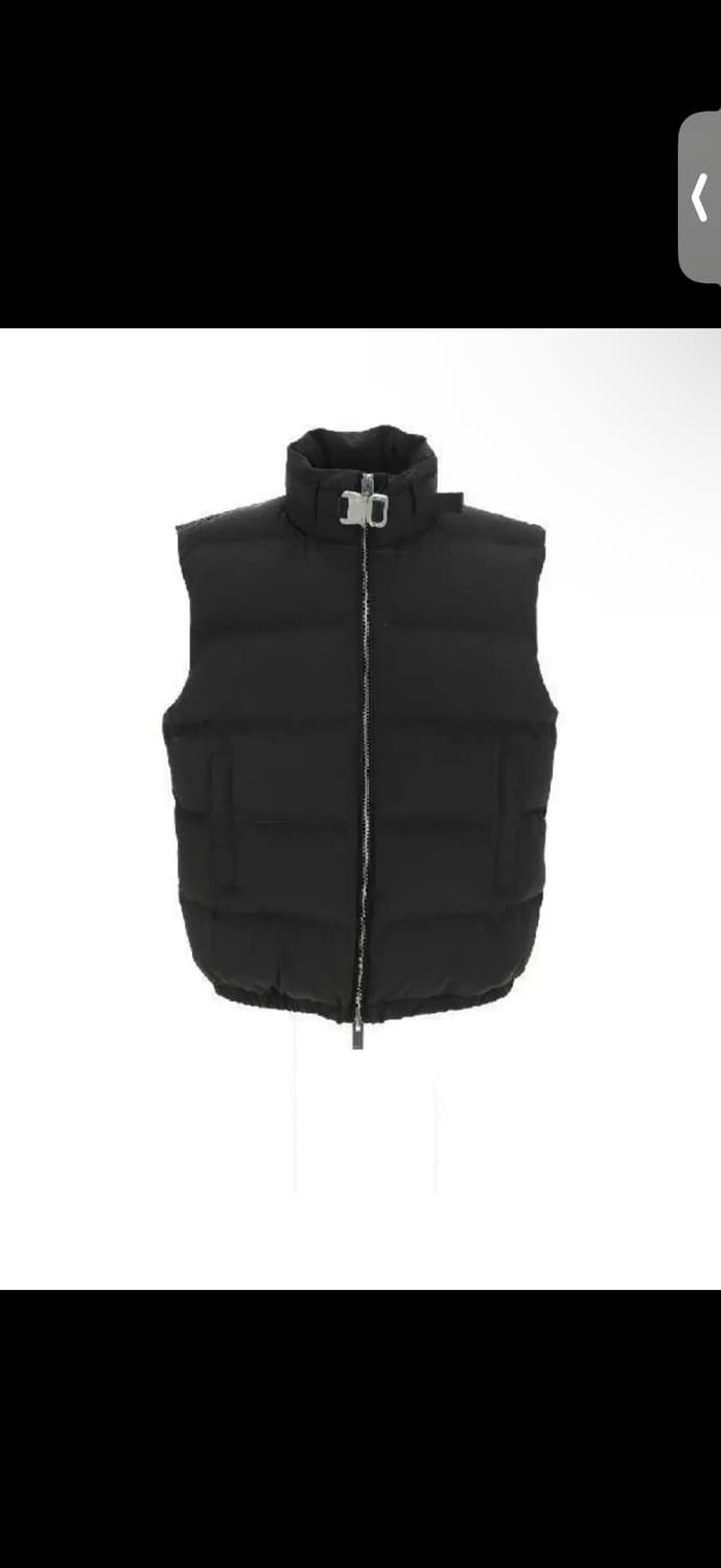 1017ALYX 9SM 알릭스 롤러코스터 버클 패딩베스트블랙 XL 상품이미지1