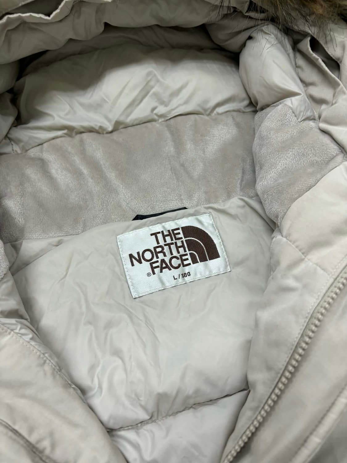 노스페이스 에코 폴라 다운 봄버 자켓 다운 패딩(L) 상품이미지4
