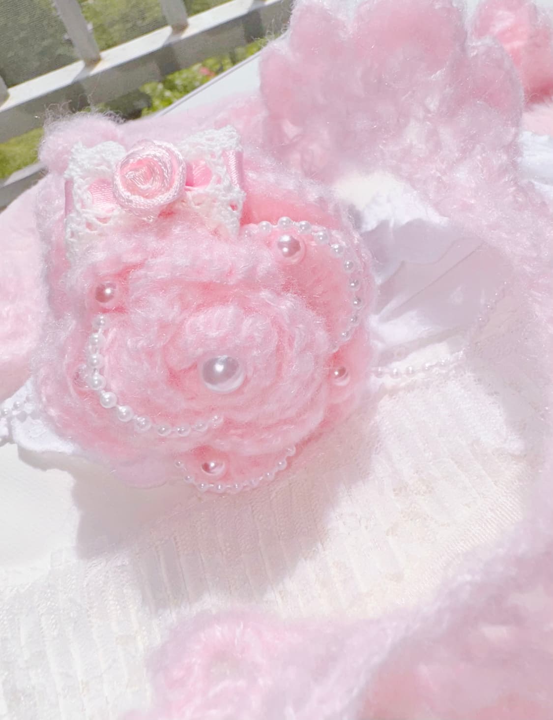 로맨틱 로즈 뜨개 스마트톡 romantic rose 상품이미지1