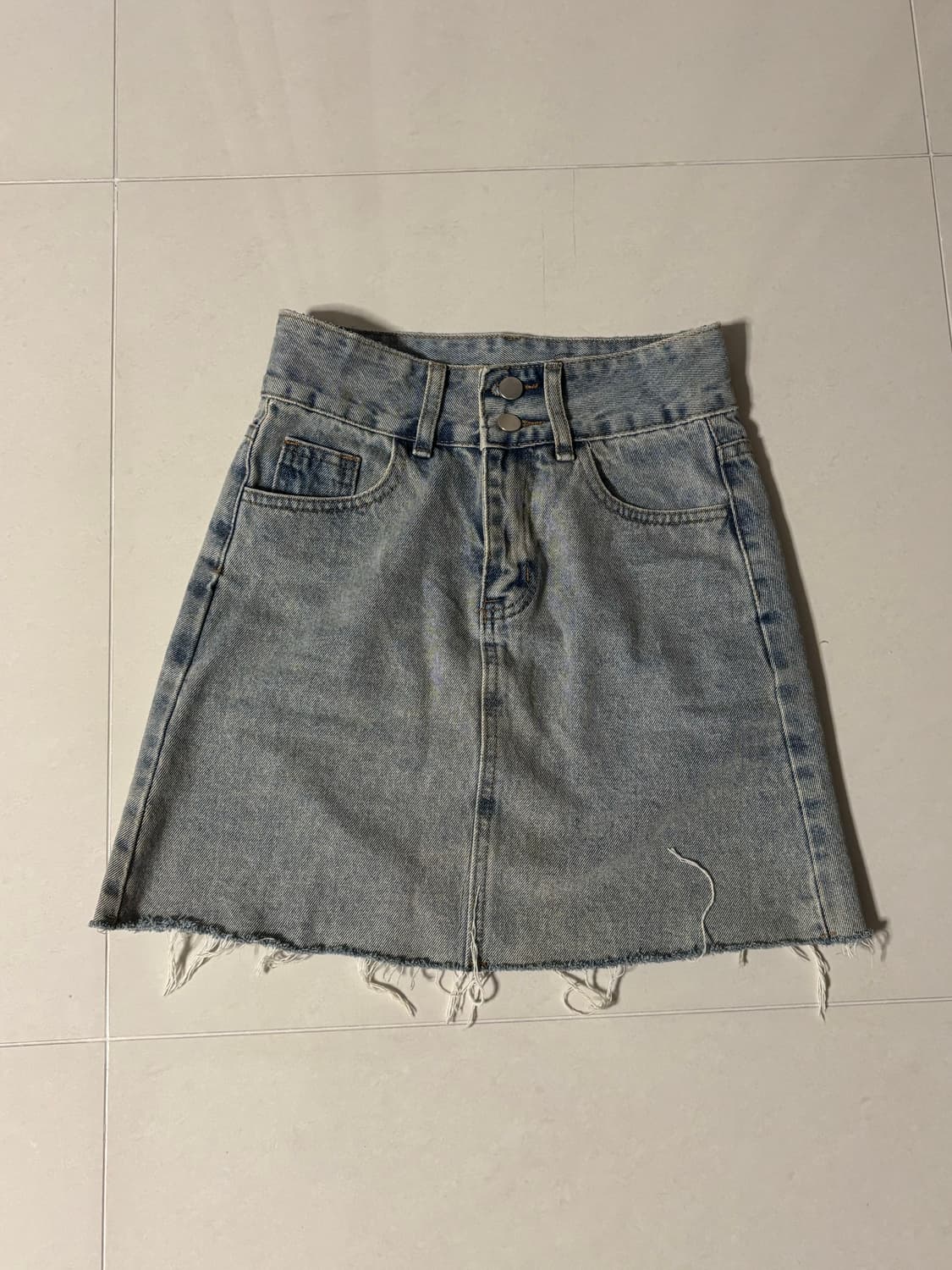 연청 데님 미니스커트 청치마 상품이미지1