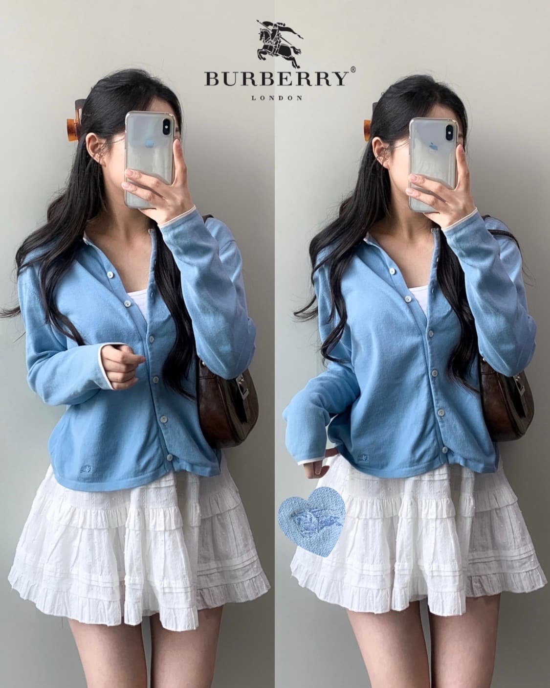 버버리 가디건 상품이미지1