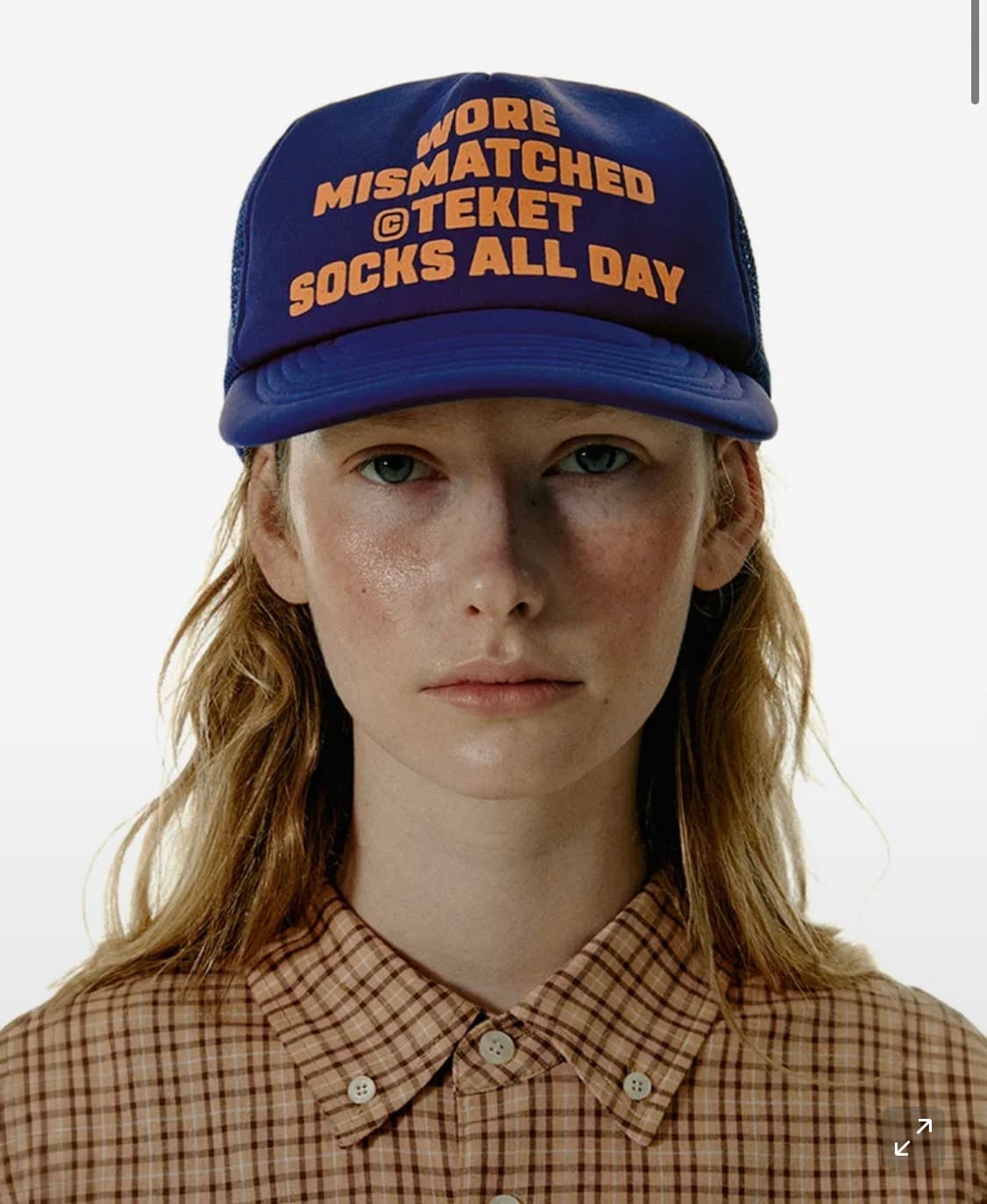 테켓 메쉬 트러커 블루 상품이미지1