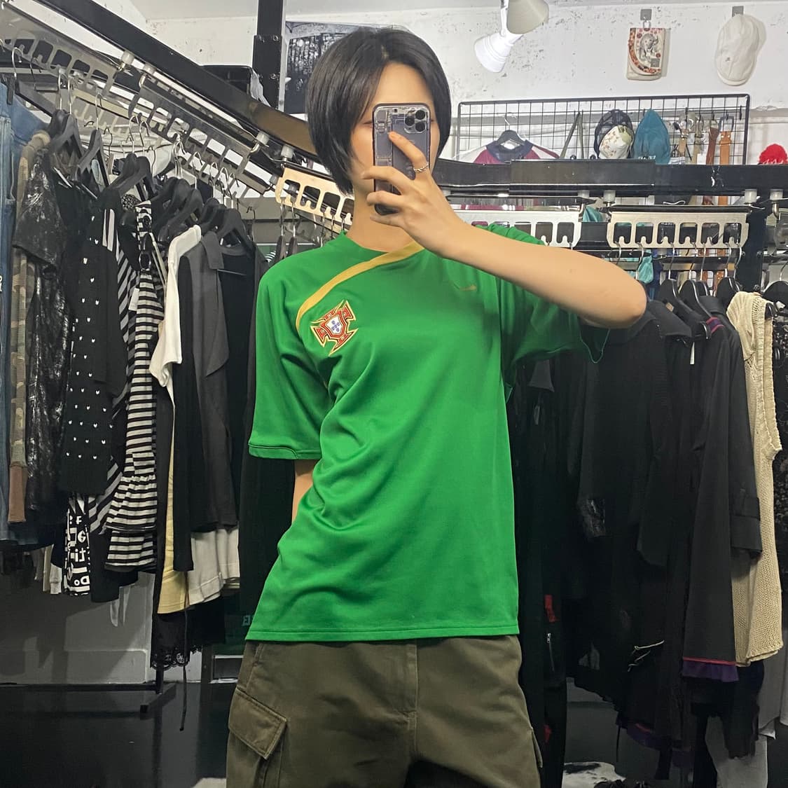 Nike 08-10 포르투갈 트레이닝 져지 티셔츠 상품이미지9
