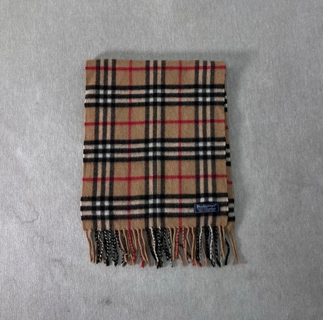 버버리 노바체크 캐시미어 베이지 머플러 상품이미지2