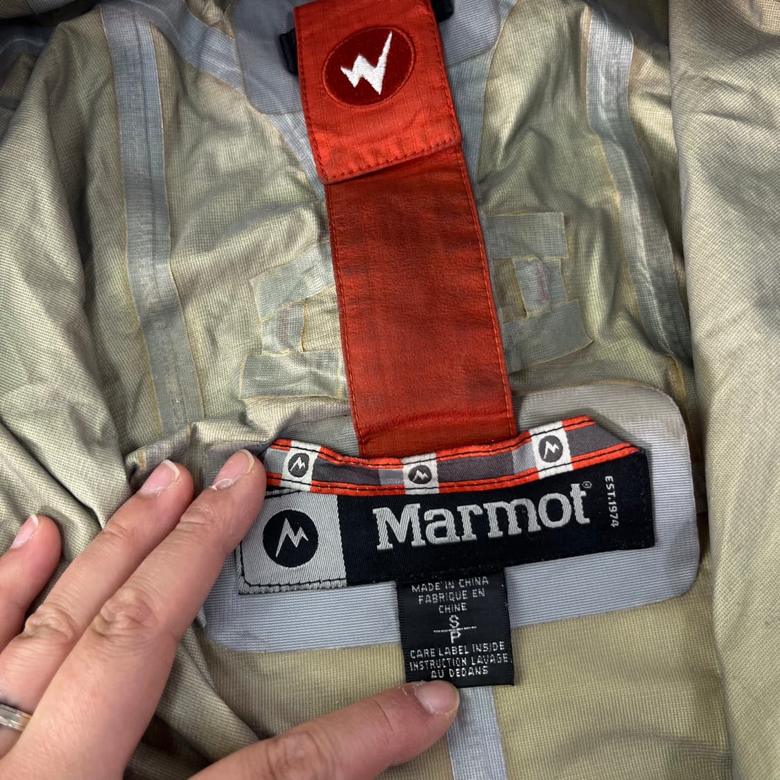 100 마무트 고프코어 나일론 고어텍스 바람막이 자켓  상품이미지5