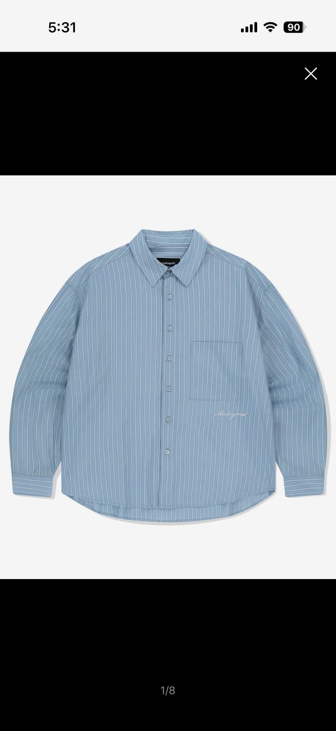 [새상품] 마하그리드 컴포트 스트라이프 셔츠  상품이미지1