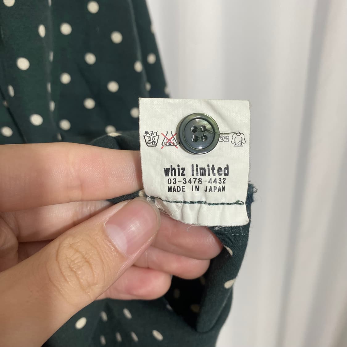 위즈 리미티드 도트셔츠 상품이미지4