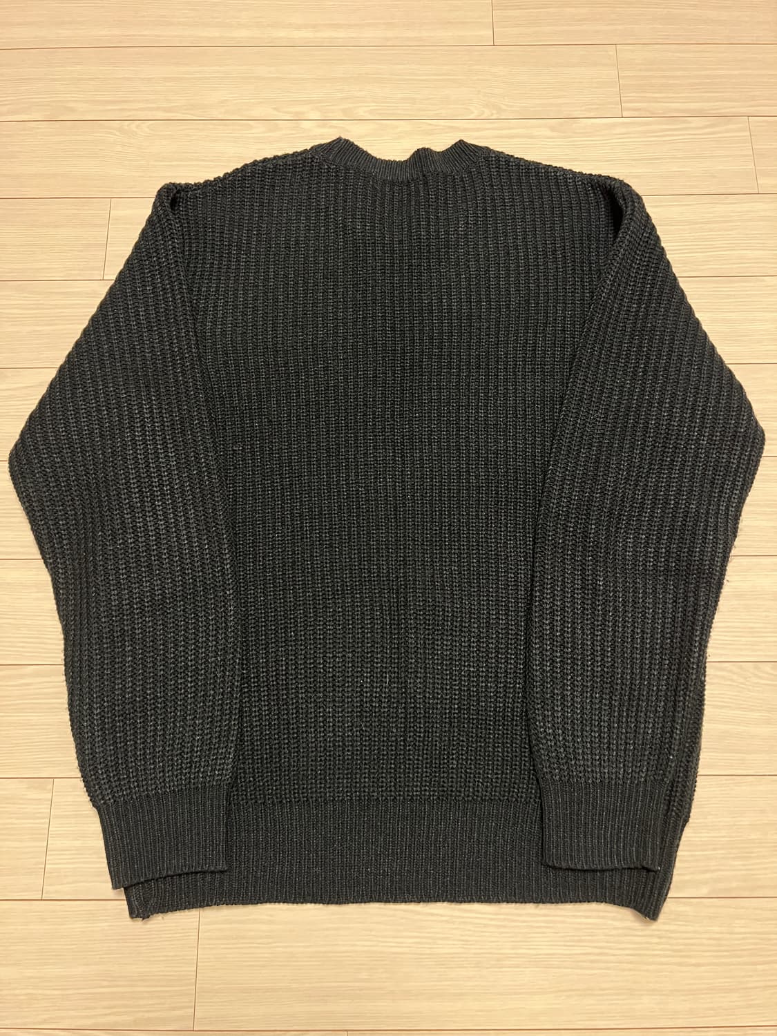 랄프로렌 와플 니트 스웨터 블랙 / 클래식로고 상품이미지3