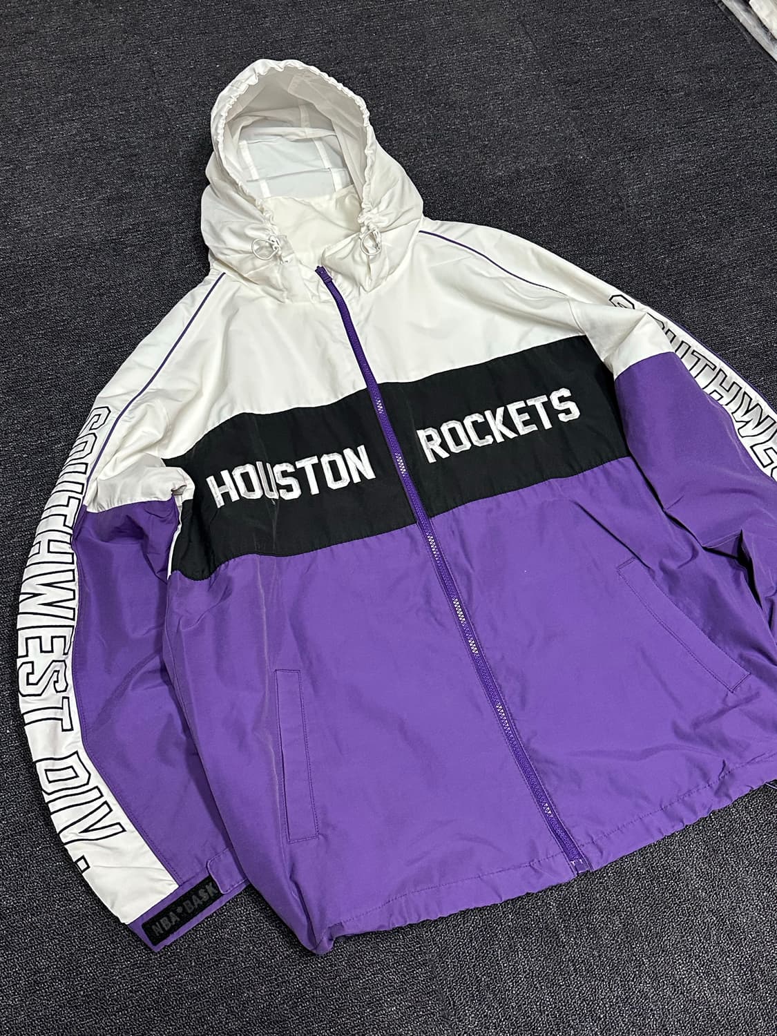 NBA Houston Rockets 컬러블록 바람막이 상품이미지4