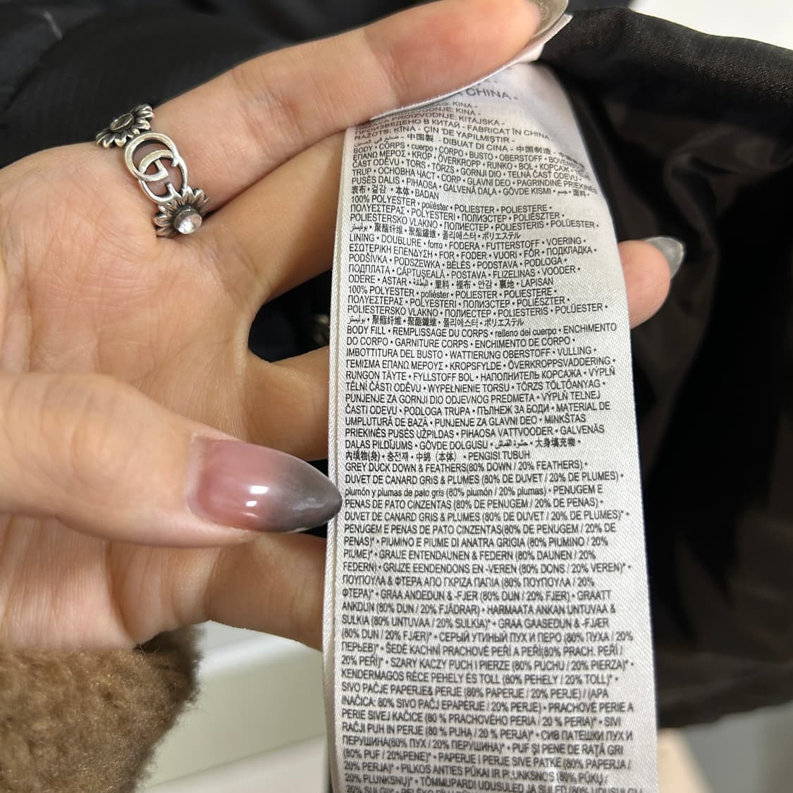 나이키 키즈 오리털 롱패딩 150 블랙 상품이미지6