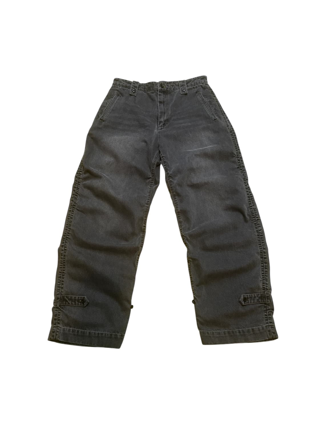 쿠어(coor) 셔링 컴벳 데님 트라우져/스톤 그레이 상품이미지1