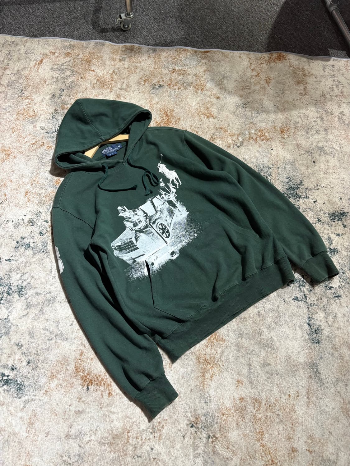 폴로 빅포니 프린팅 커스텀 후드 상품이미지1