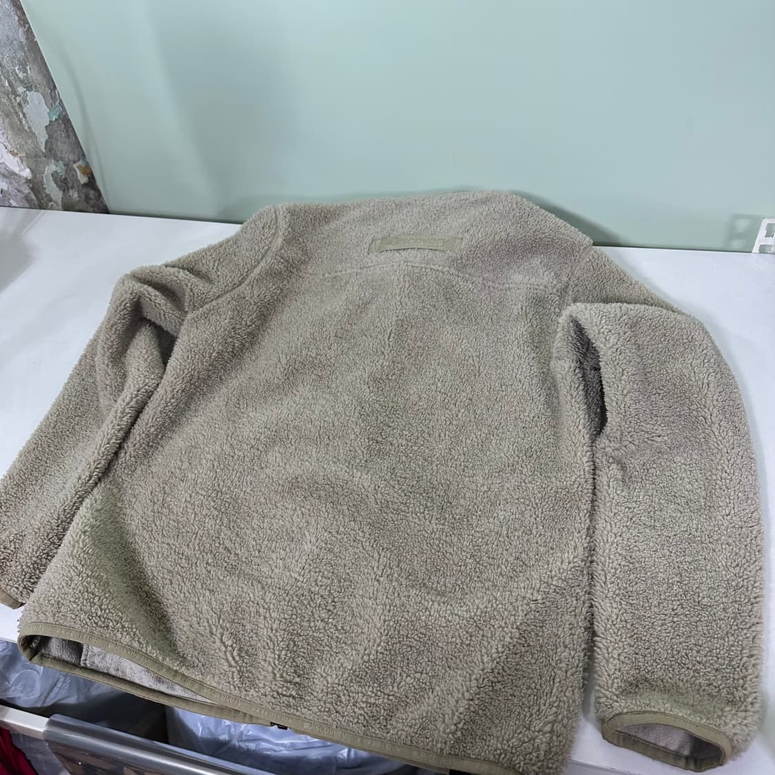 90 S 디스커버리 라이트베이지 암포켓 플리스자켓 남여공용 상품이미지5