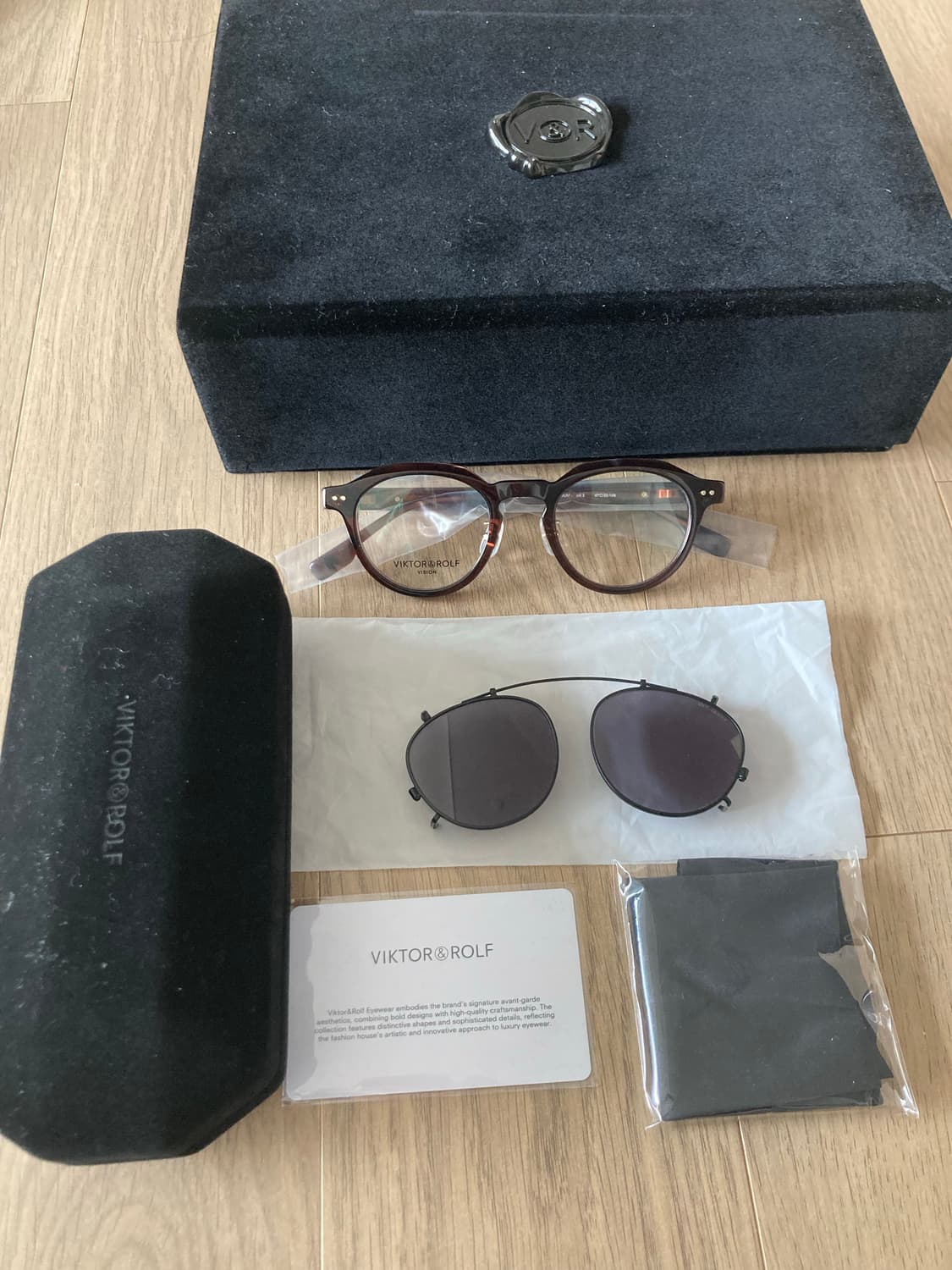 빅터앤롤프 안경 058 브라운 (+선클립) 상품이미지2