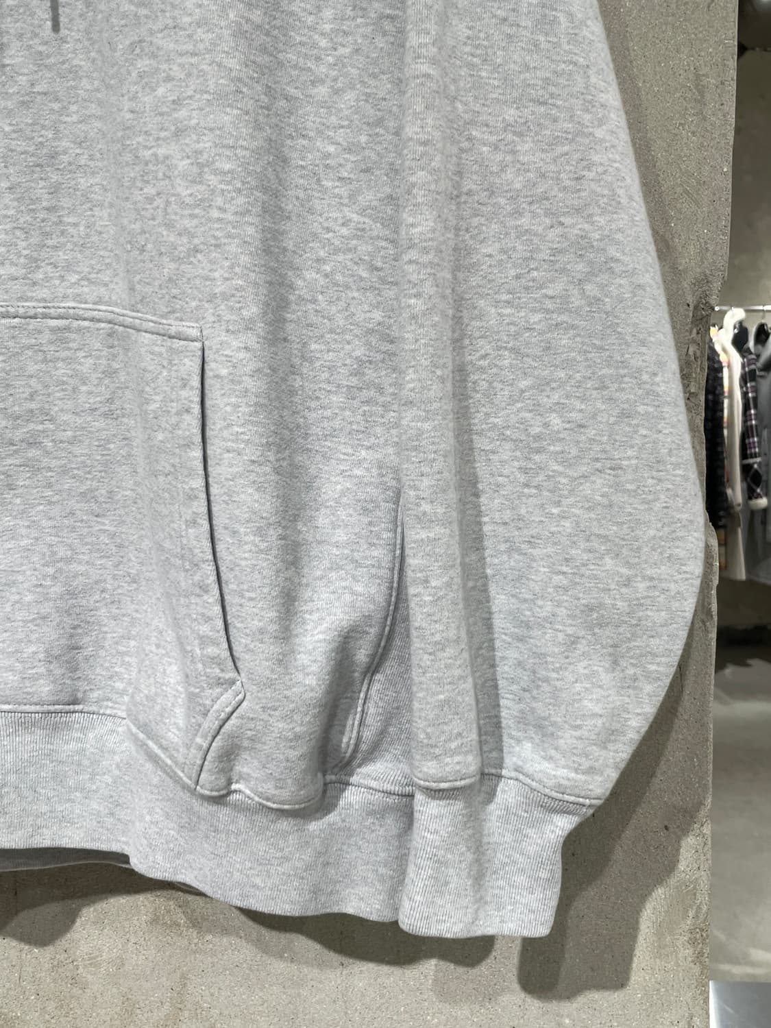 팔라스 멜란지 그레이 시그니처 후디 상품이미지5