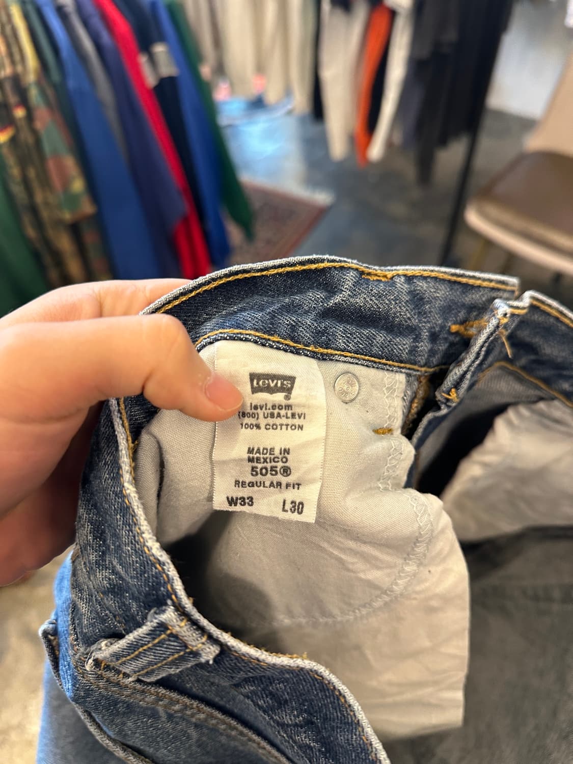 00s Levis 리바이스 505 W33 L30 상품이미지4