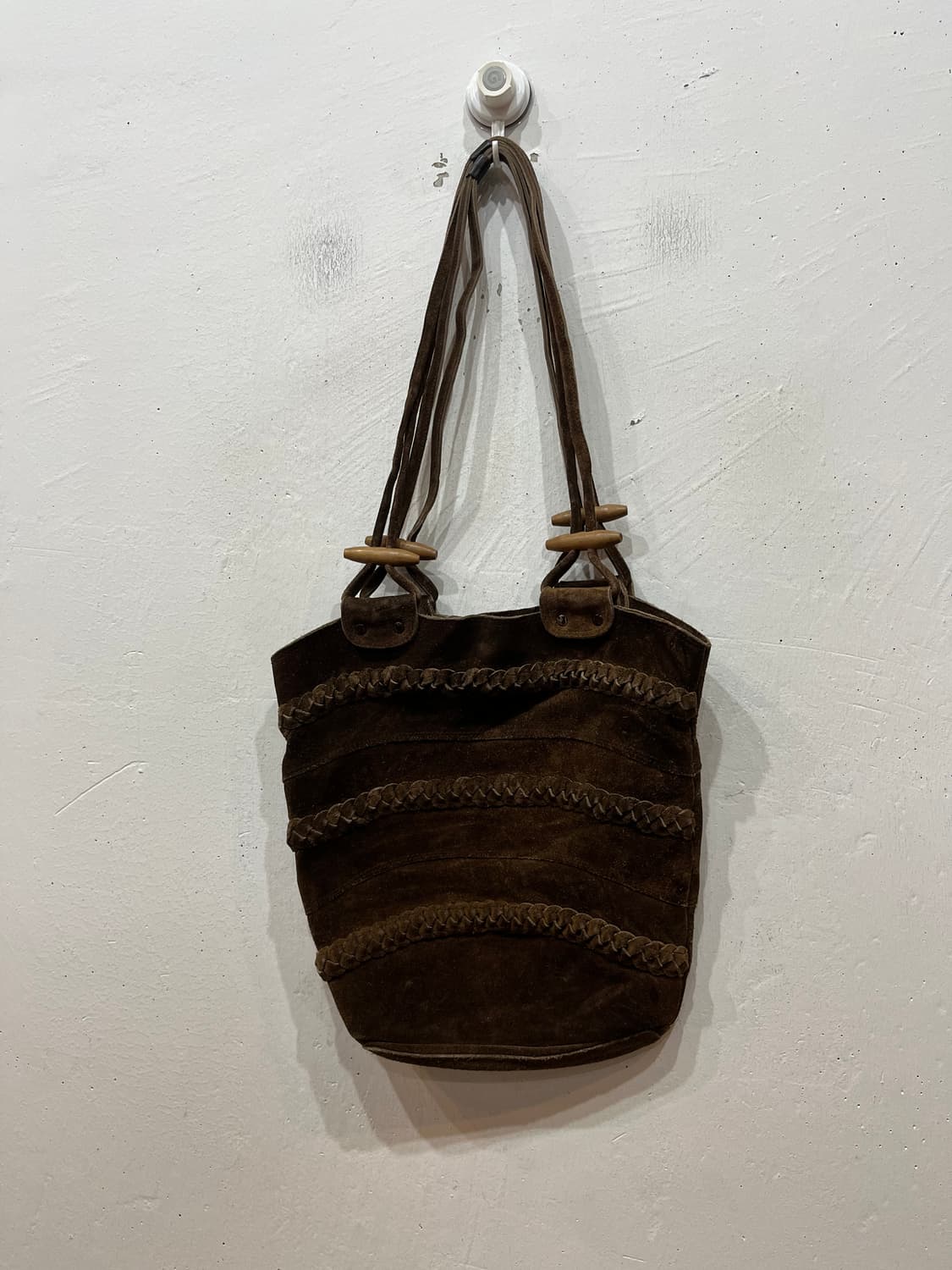 빈티지 웨스턴 리얼 스웨이드 숄더백 상품이미지1