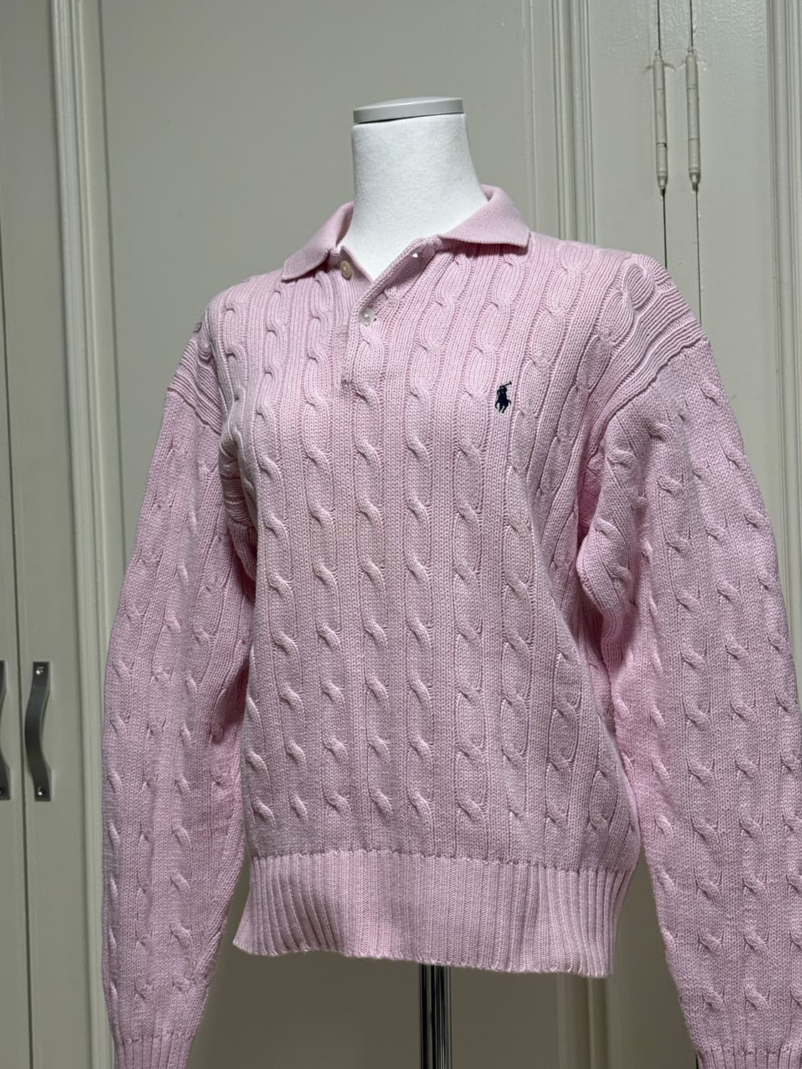 폴로랄프로렌 연핑크 니트 상품이미지2