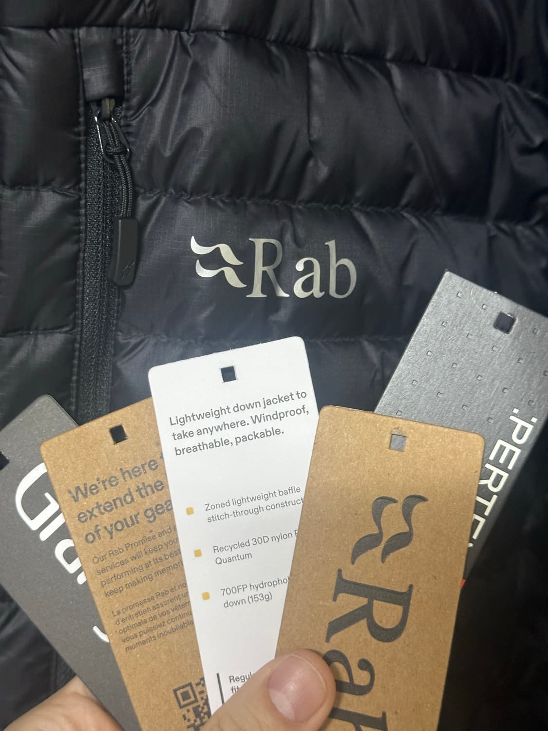 예약중)랩 RAB 마이크로 라이트 알파인 자켓 L 거의 새제품 상품이미지2