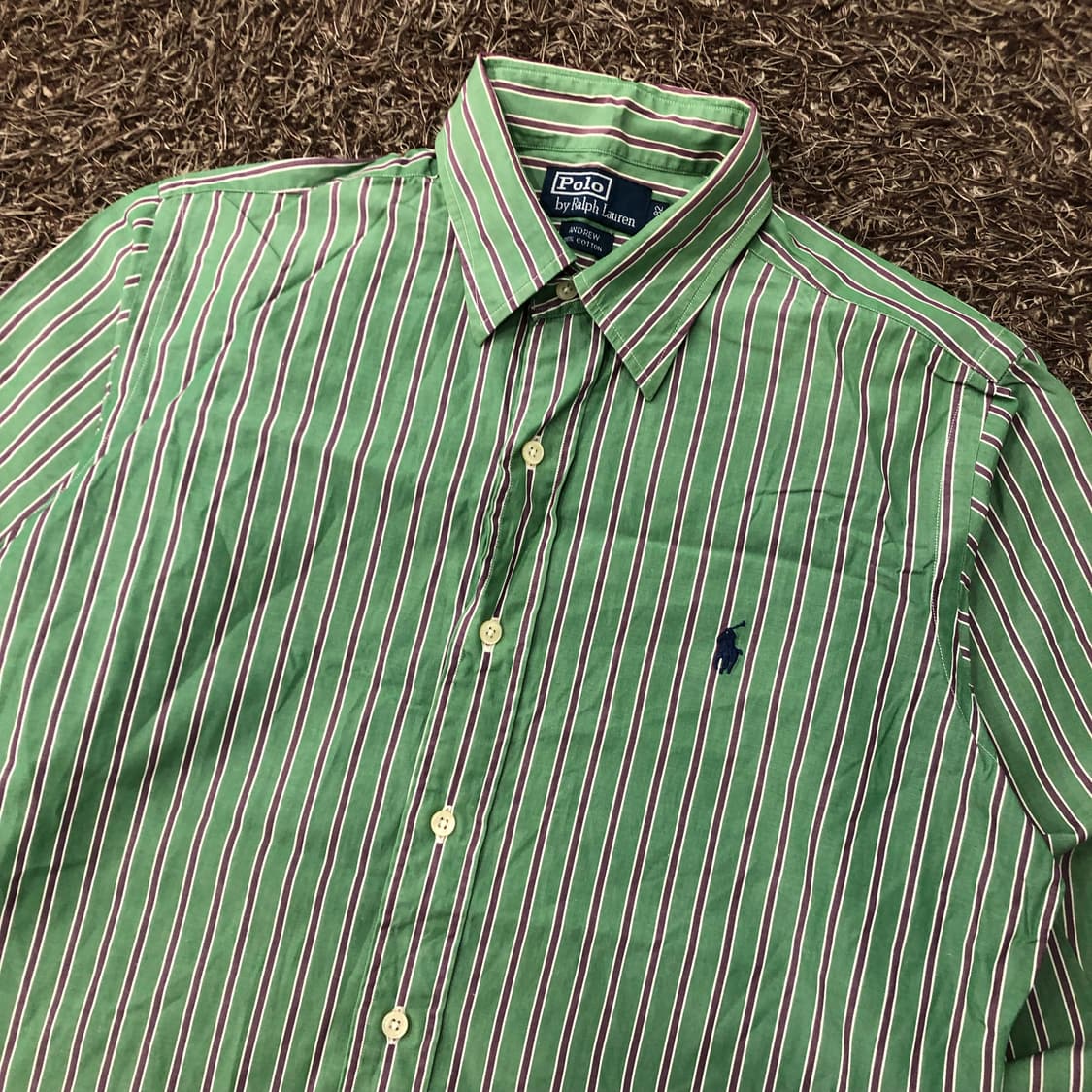 100 폴로 랄프로렌 스트라이프 셔츠 상품이미지2