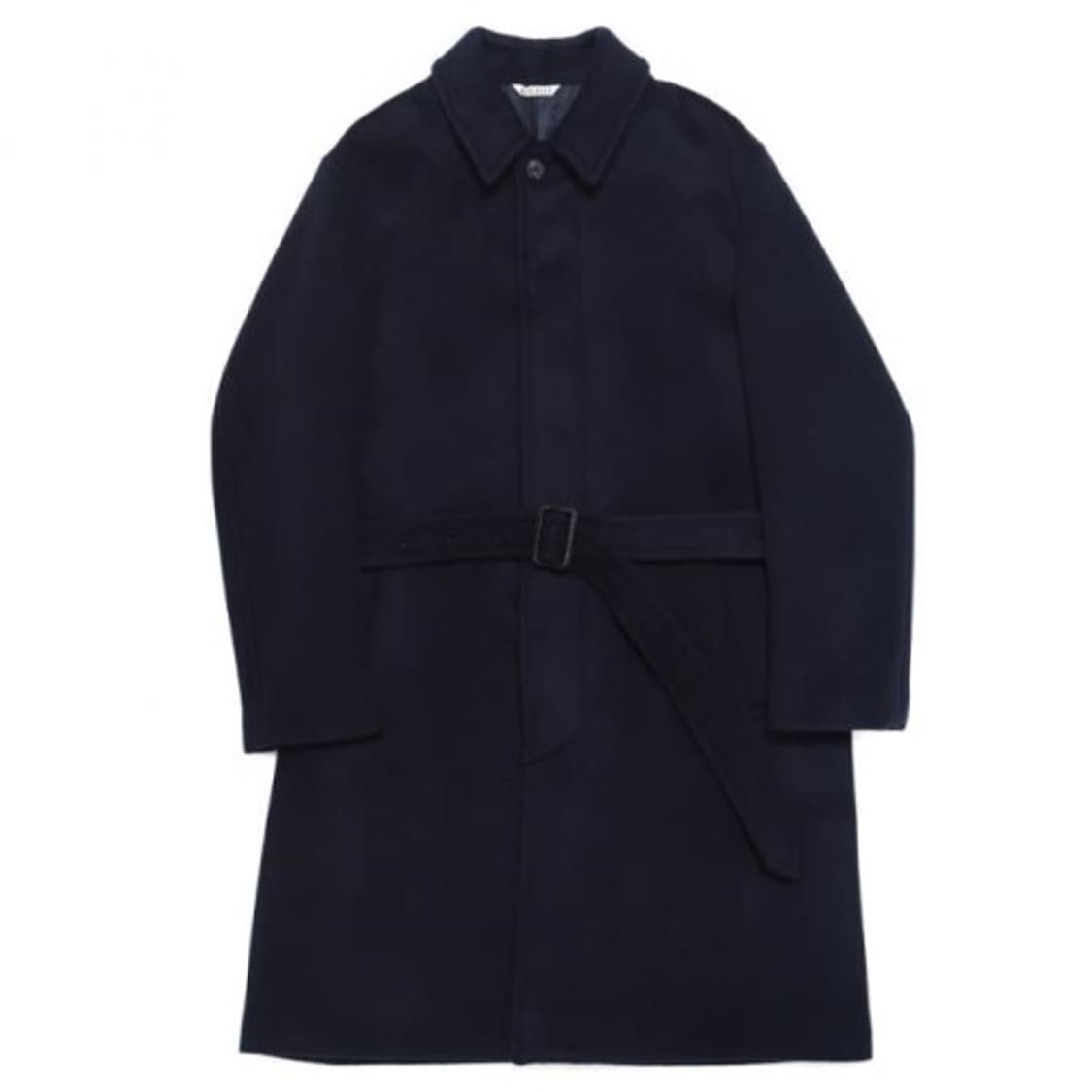 [4] 오라리 수티앵 칼라 코트 네이비 상품이미지1