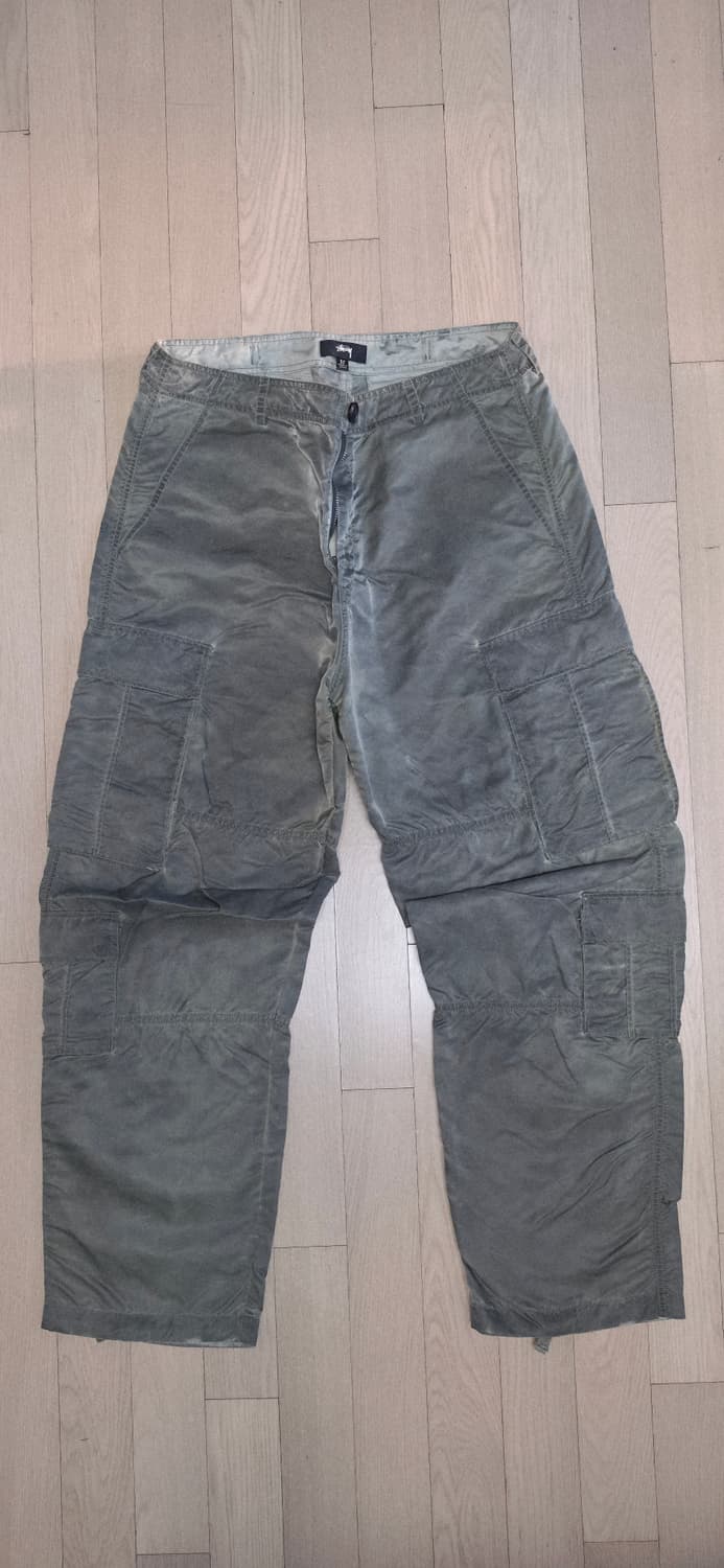 스투시 나일론 카고 팬츠 올리브 32인치 상품이미지2