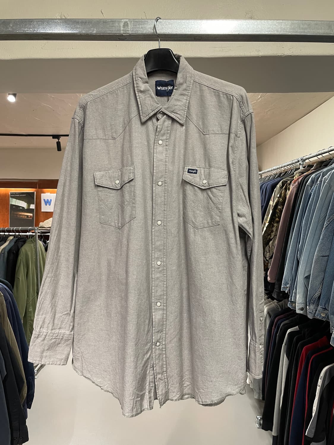 랭글러 빅사이즈 웨스턴 셔츠 상품이미지5