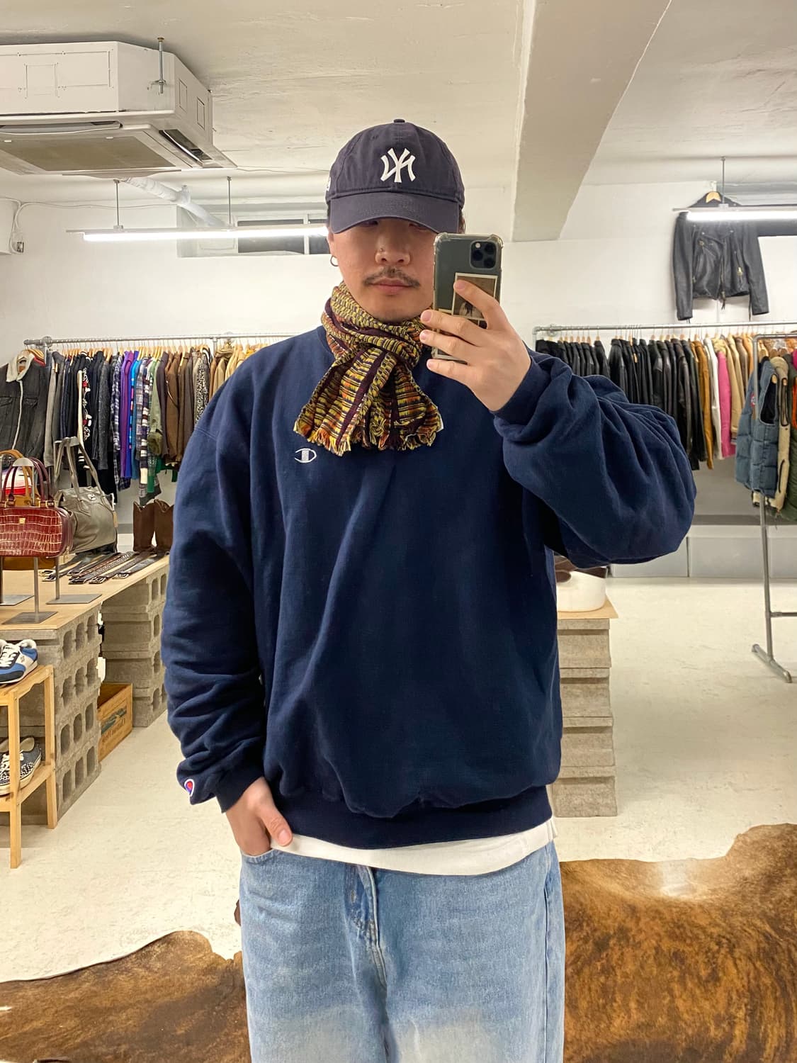 BEAMS PLUS muffler 빔즈 플러스 스톨 머플러 상품이미지6