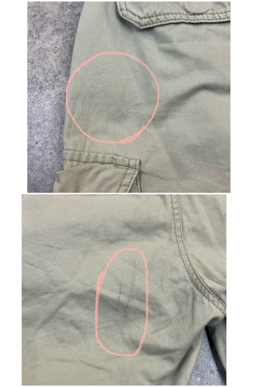 빈티지 카고 하프 팬츠 베이지 40 #csz3579 상품이미지9