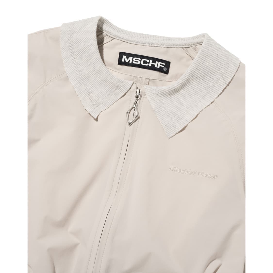 급처) 미스치프 라이트웨이트 와플 집업 셔츠  S 라이트베이지 상품이미지2