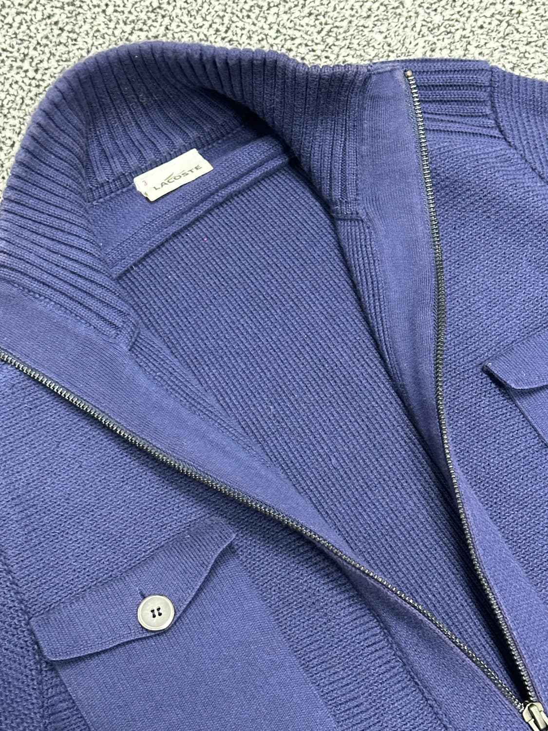 라코스테 니트집업 상품이미지5