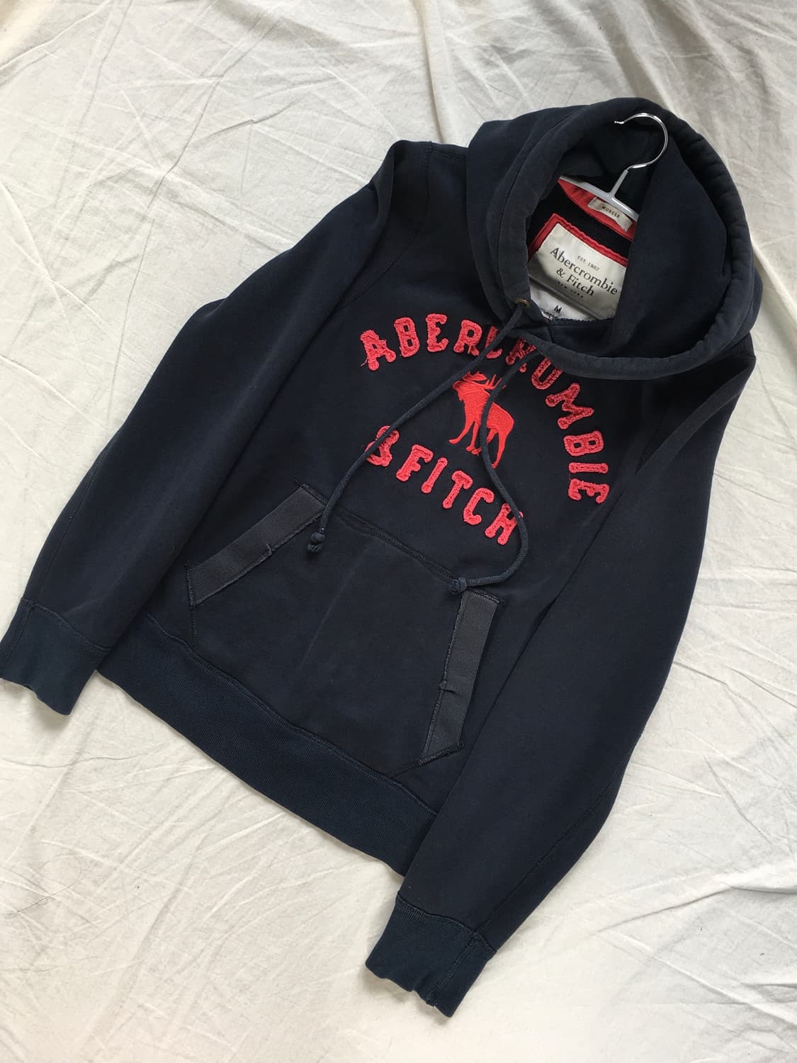 아베크롬비 넘버로고 후드집업 상품이미지3